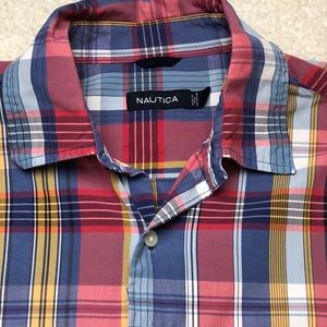 Two Nautica Short Sleeve Button Up shirts